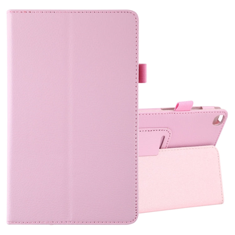 Litchi Texture Horizontal Flip Leather Case with Holder for Galaxy Tab A8.0 T290