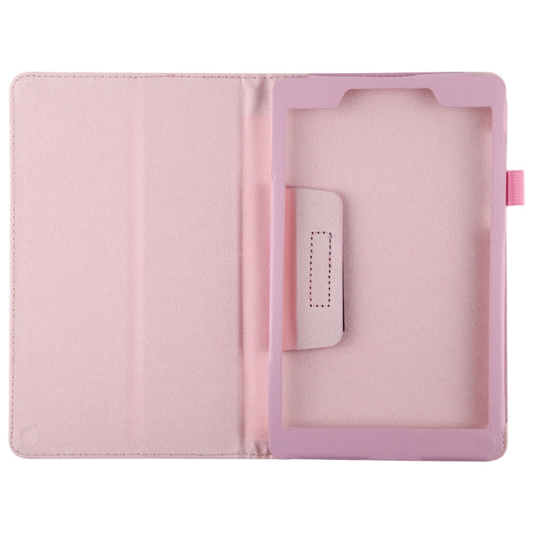 Litchi Texture Horizontal Flip Leather Case with Holder for Galaxy Tab A8.0 T290