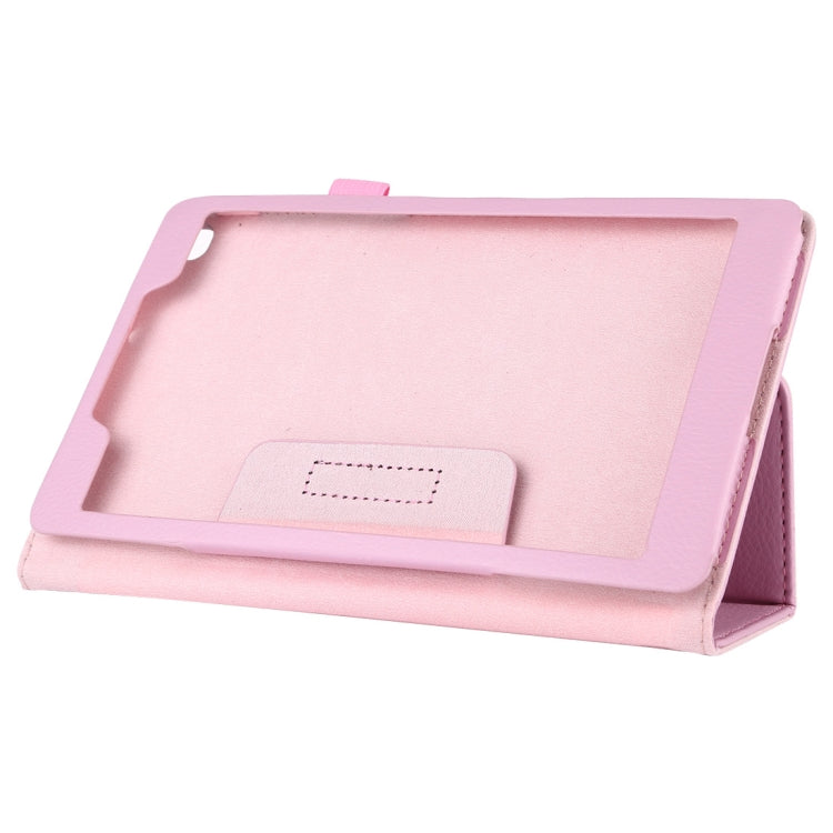 Litchi Texture Horizontal Flip Leather Case with Holder for Galaxy Tab A8.0 T290