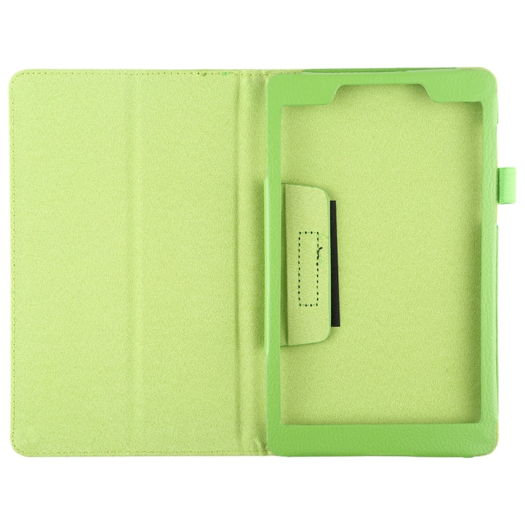 Litchi Texture Horizontal Flip Leather Case with Holder for Galaxy Tab A8.0 T290