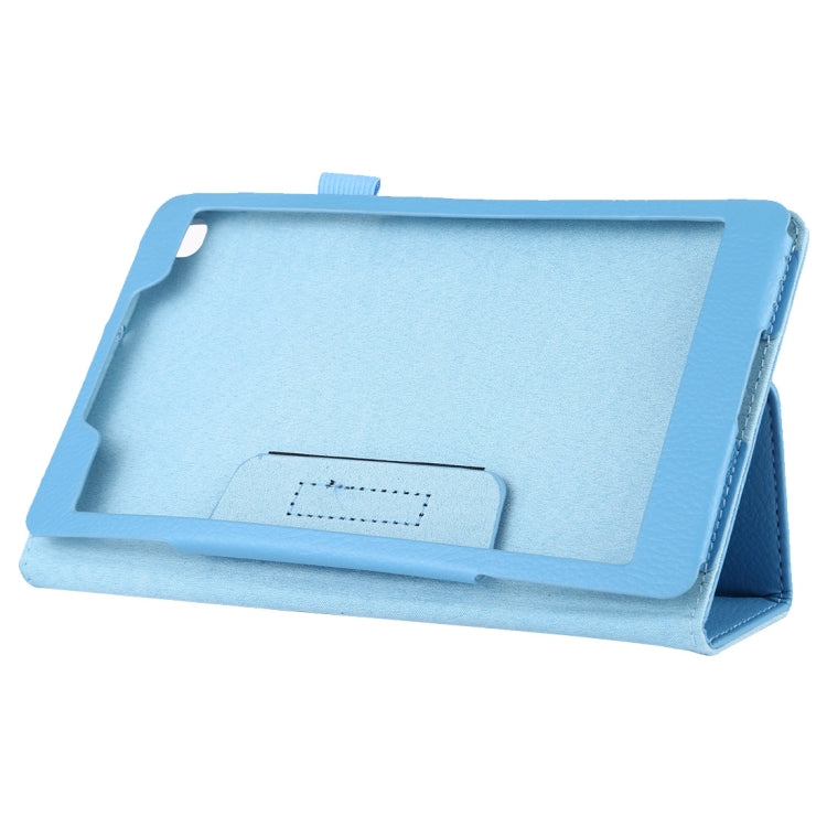 Litchi Texture Horizontal Flip Leather Case with Holder for Galaxy Tab A8.0 T290