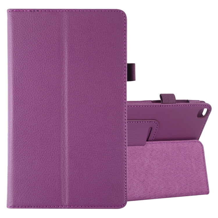 Litchi Texture Horizontal Flip Leather Case with Holder for Galaxy Tab A8.0 T290