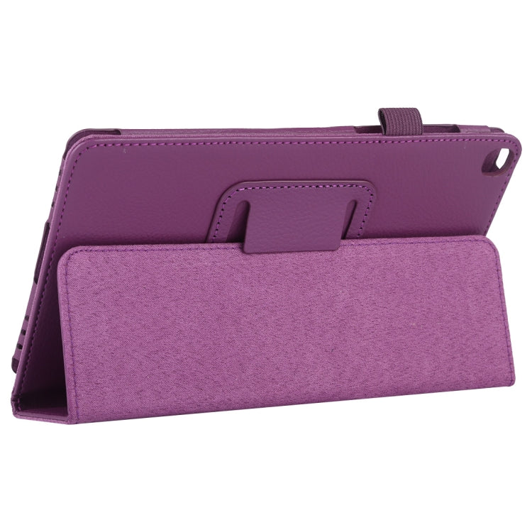 Litchi Texture Horizontal Flip Leather Case with Holder for Galaxy Tab A8.0 T290