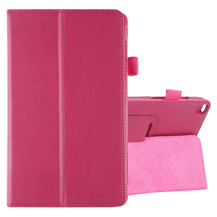 Litchi Texture Horizontal Flip Leather Case with Holder for Galaxy Tab A8.0 T290