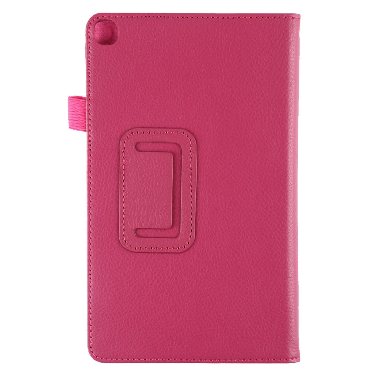 Litchi Texture Horizontal Flip Leather Case with Holder for Galaxy Tab A8.0 T290