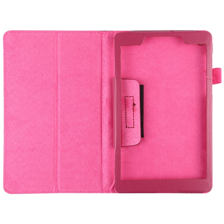 Litchi Texture Horizontal Flip Leather Case with Holder for Galaxy Tab A8.0 T290