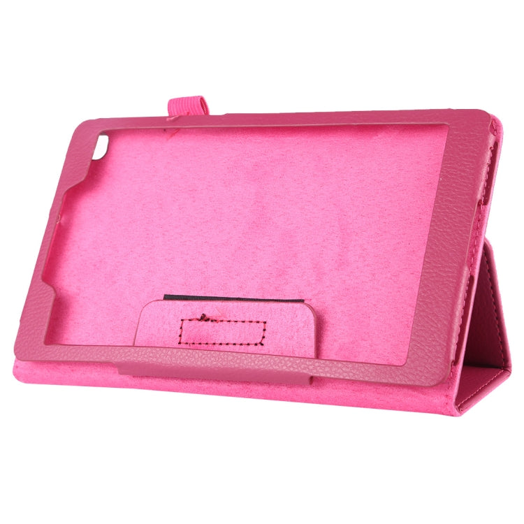 Litchi Texture Horizontal Flip Leather Case with Holder for Galaxy Tab A8.0 T290