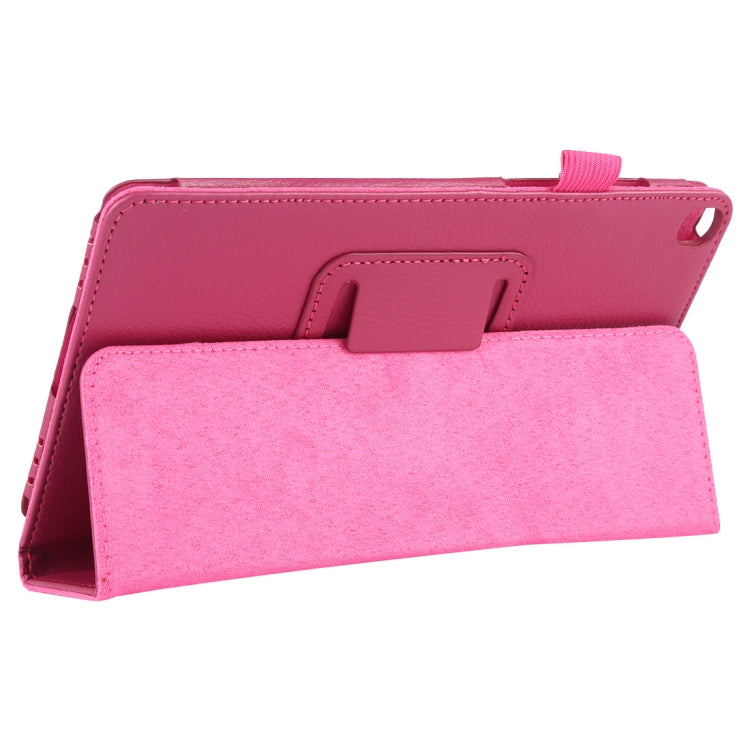 Litchi Texture Horizontal Flip Leather Case with Holder for Galaxy Tab A8.0 T290