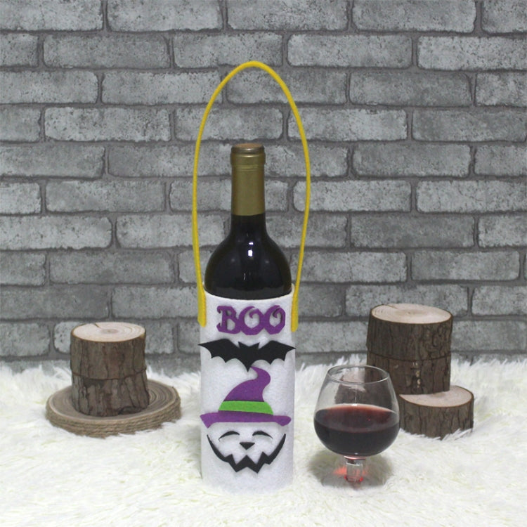 CX189002 Halloween Decorative Restaurant Creative Ghost Pumpkin Gift Wine Bottle Cover