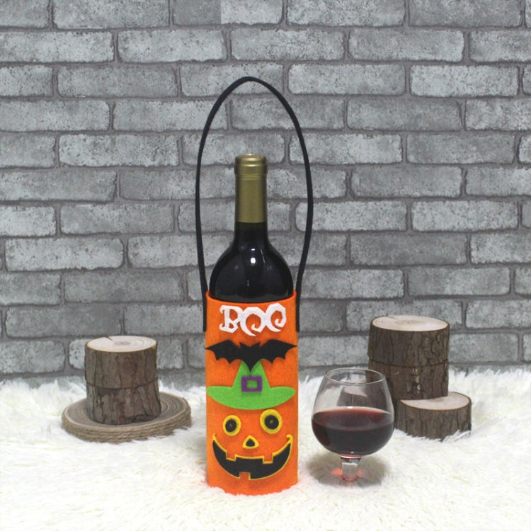 CX189002 Halloween Decorative Restaurant Creative Ghost Pumpkin Gift Wine Bottle Cover
