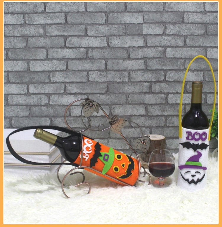 CX189002 Halloween Decorative Restaurant Creative Ghost Pumpkin Gift Wine Bottle Cover