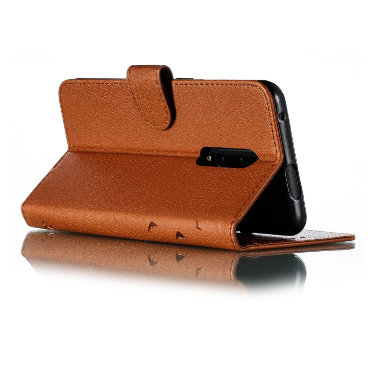 Feather Pattern Litchi Texture Horizontal Flip Leather Case with Wallet & Holder & Card Slots For OnePlus 7 Pro