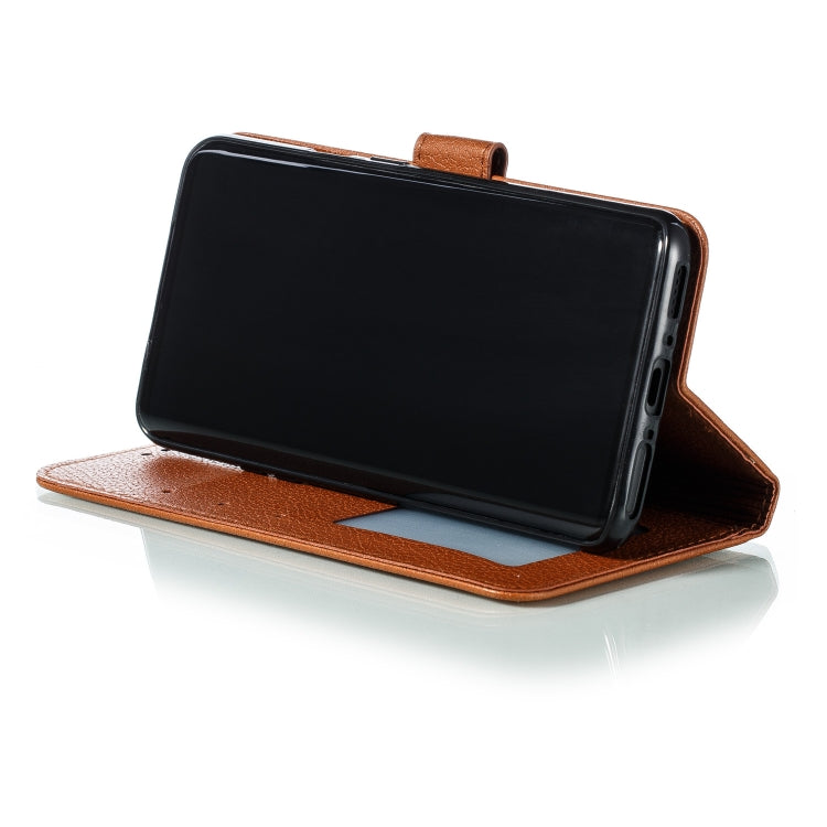 Feather Pattern Litchi Texture Horizontal Flip Leather Case with Wallet & Holder & Card Slots For OnePlus 7 Pro