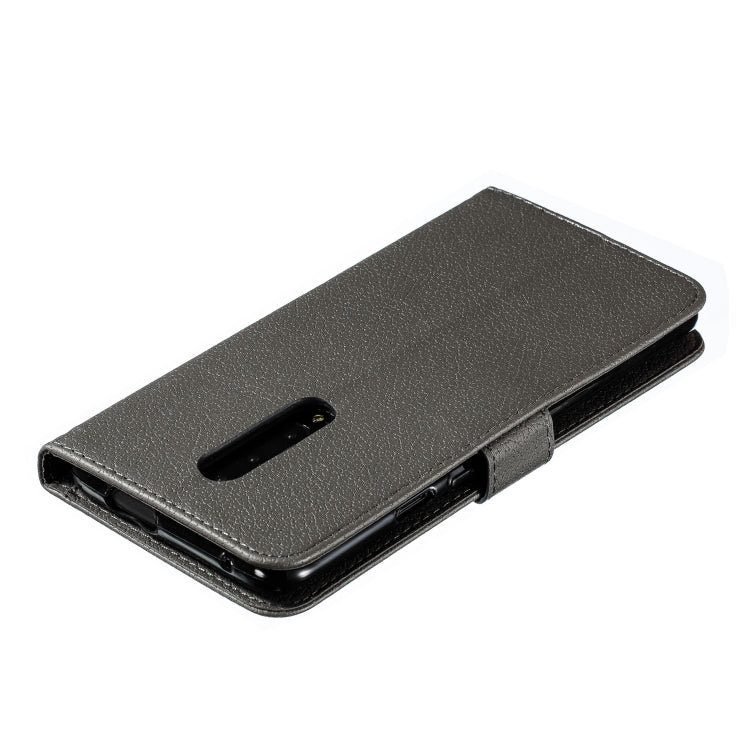 Feather Pattern Litchi Texture Horizontal Flip Leather Case with Wallet & Holder & Card Slots For OnePlus 7 Pro