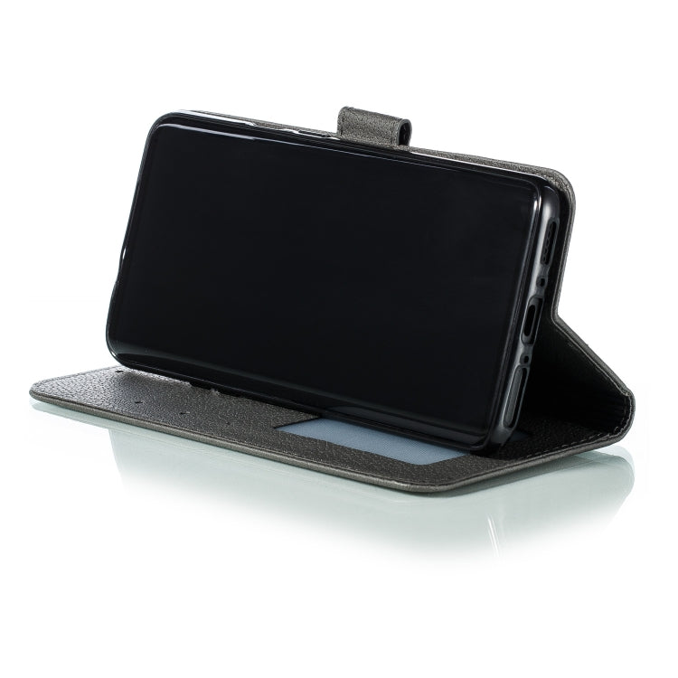 Feather Pattern Litchi Texture Horizontal Flip Leather Case with Wallet & Holder & Card Slots For OnePlus 7 Pro