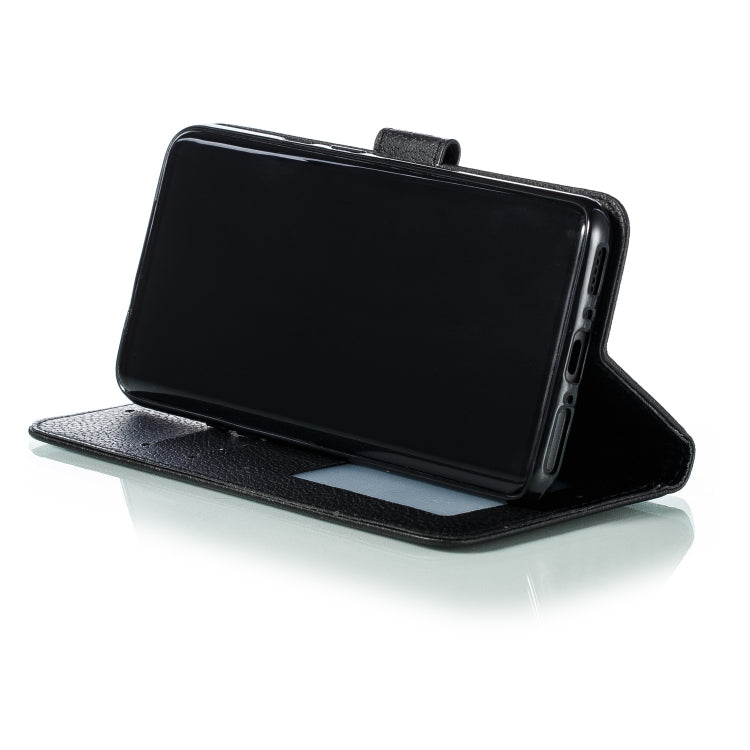 Feather Pattern Litchi Texture Horizontal Flip Leather Case with Wallet & Holder & Card Slots For OnePlus 7 Pro