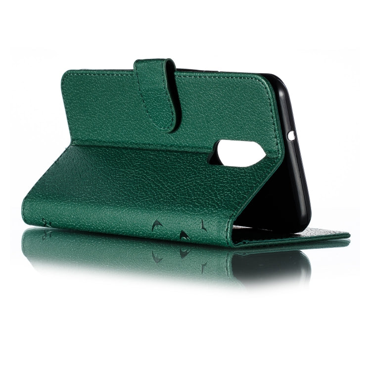 Feather Pattern Litchi Texture Horizontal Flip Leather Case with Wallet & Holder & Card Slots For LG Stylo 4