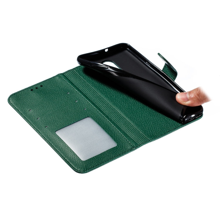 Feather Pattern Litchi Texture Horizontal Flip Leather Case with Wallet & Holder & Card Slots For LG Stylo 4
