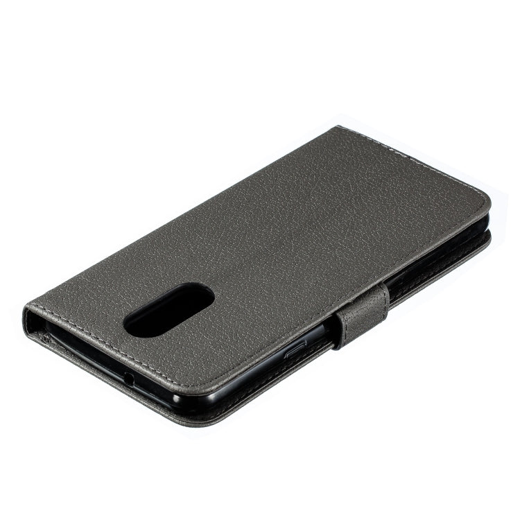 Feather Pattern Litchi Texture Horizontal Flip Leather Case with Wallet & Holder & Card Slots For LG Stylo 4