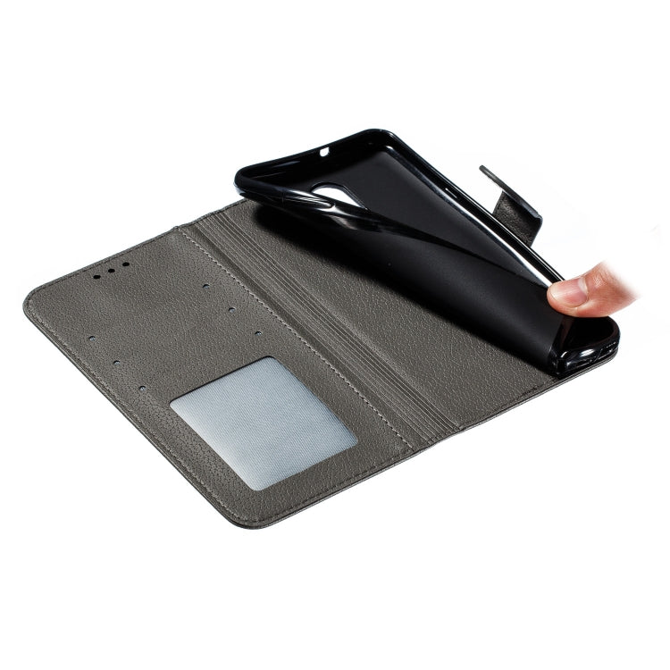 Feather Pattern Litchi Texture Horizontal Flip Leather Case with Wallet & Holder & Card Slots For LG Stylo 4