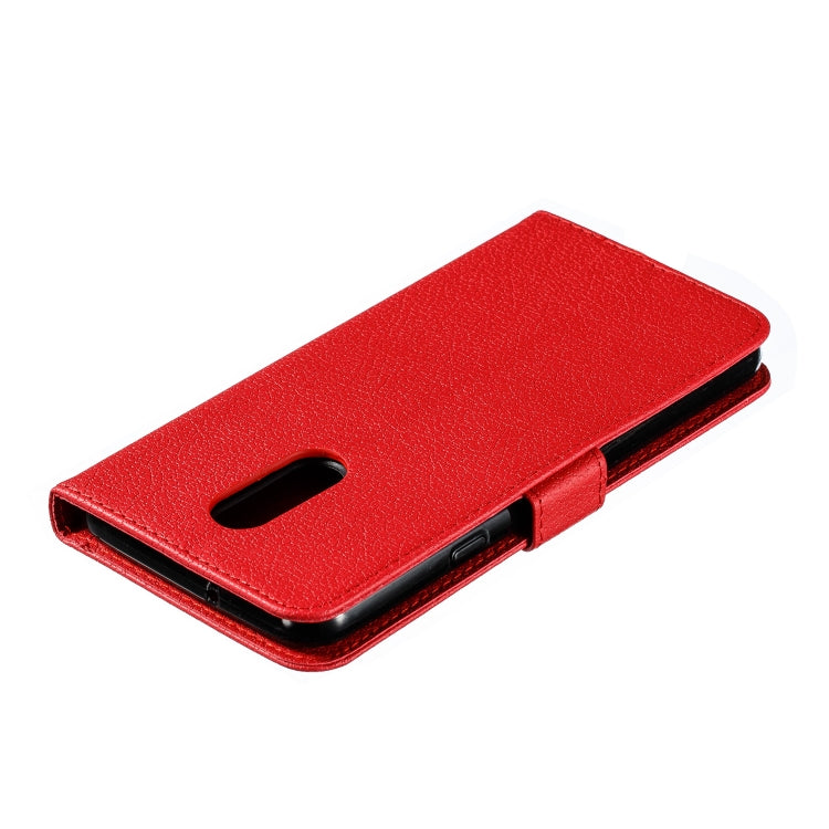 Feather Pattern Litchi Texture Horizontal Flip Leather Case with Wallet & Holder & Card Slots For LG Stylo 5