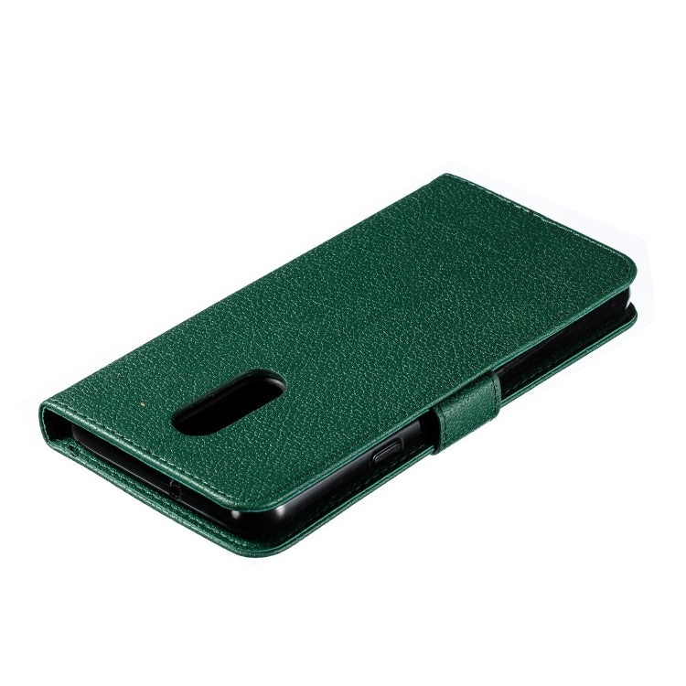 Feather Pattern Litchi Texture Horizontal Flip Leather Case with Wallet & Holder & Card Slots For LG Stylo 5