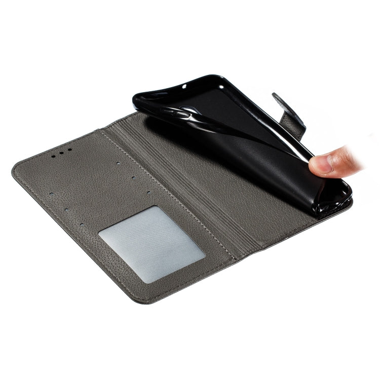 Feather Pattern Litchi Texture Horizontal Flip Leather Case with Wallet & Holder & Card Slots For LG Stylo 5