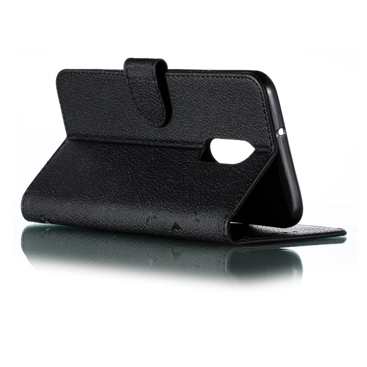 Feather Pattern Litchi Texture Horizontal Flip Leather Case with Wallet & Holder & Card Slots For LG Stylo 5