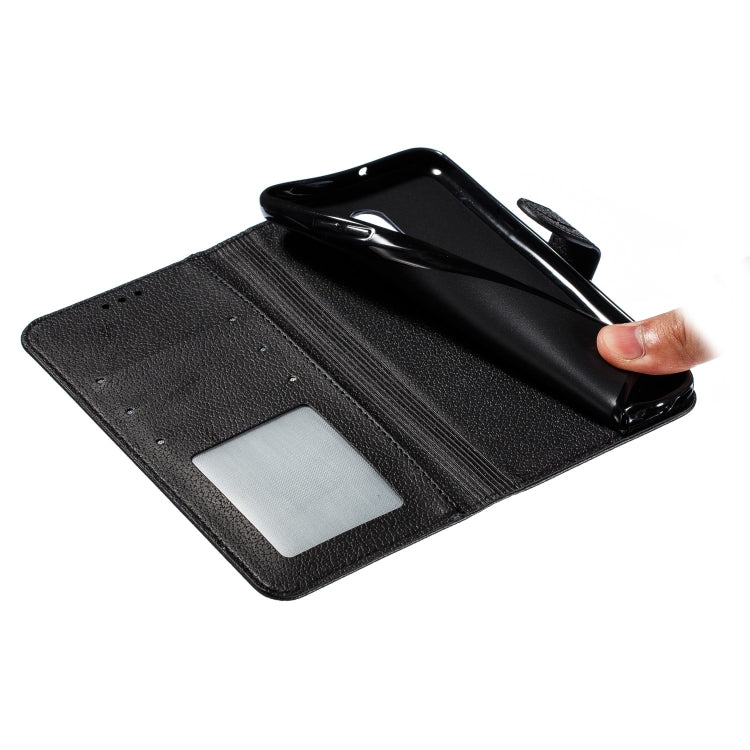 Feather Pattern Litchi Texture Horizontal Flip Leather Case with Wallet & Holder & Card Slots For LG Stylo 5