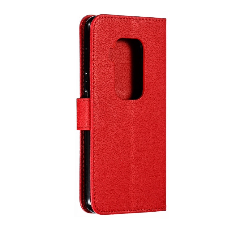 Feather Pattern Litchi Texture Horizontal Flip Leather Case with Wallet & Holder & Card Slots For Motorola One Pro