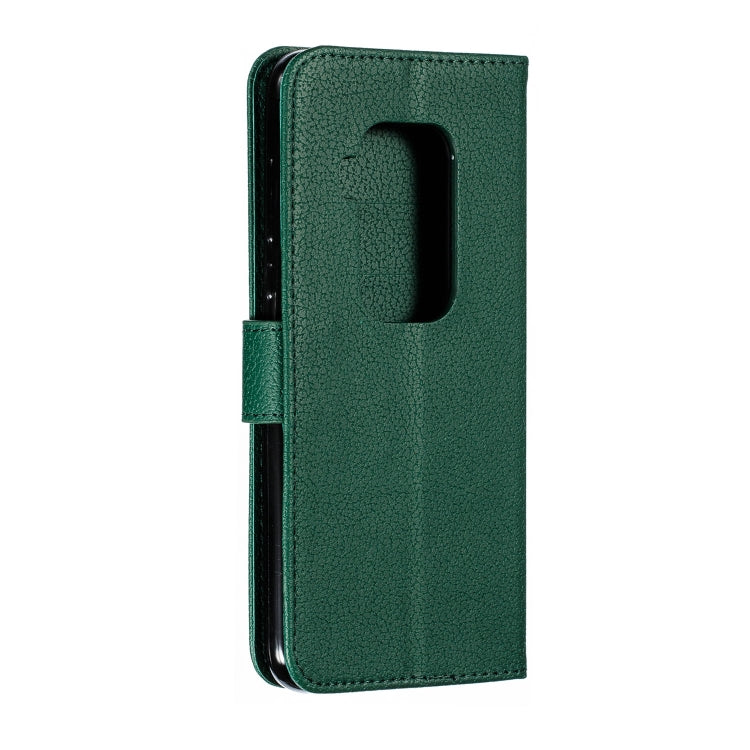 Feather Pattern Litchi Texture Horizontal Flip Leather Case with Wallet & Holder & Card Slots For Motorola One Pro