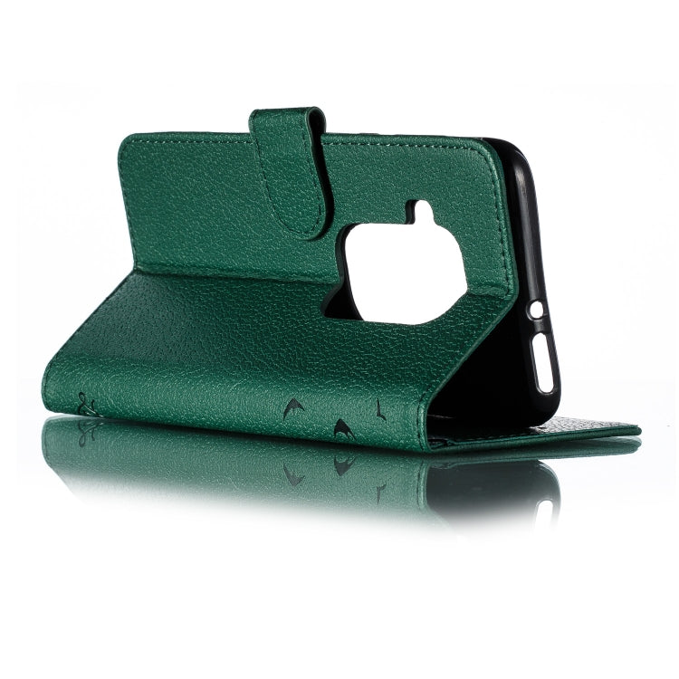 Feather Pattern Litchi Texture Horizontal Flip Leather Case with Wallet & Holder & Card Slots For Motorola One Pro