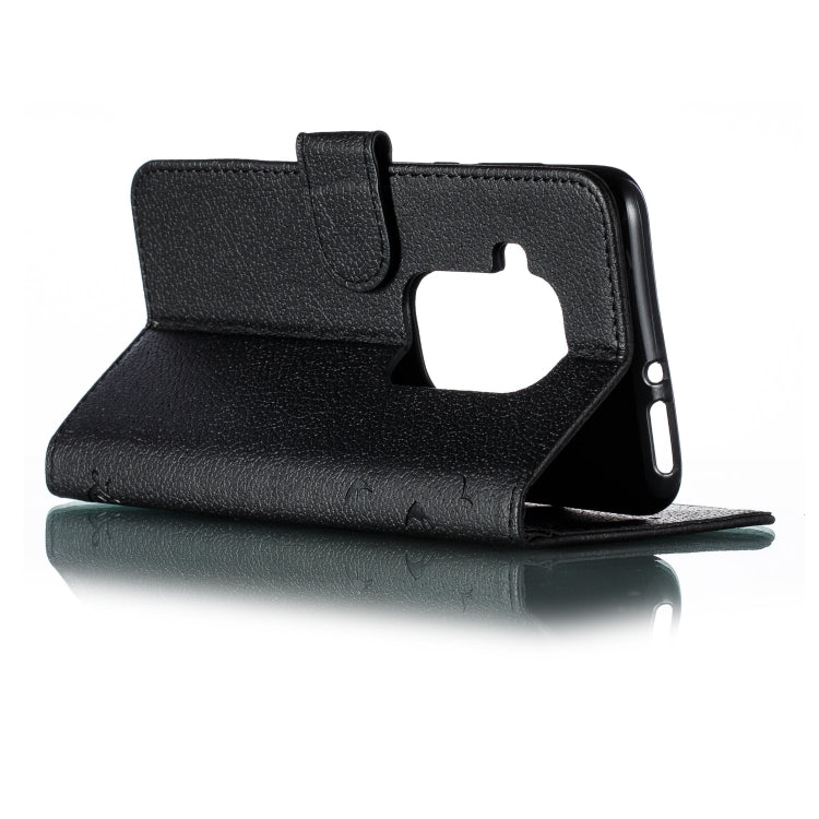 Feather Pattern Litchi Texture Horizontal Flip Leather Case with Wallet & Holder & Card Slots For Motorola One Pro