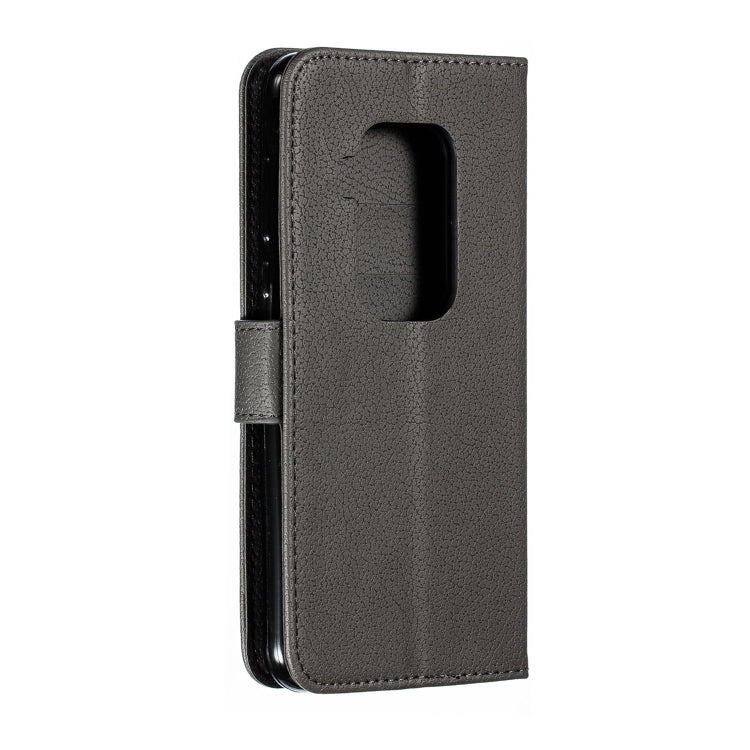Feather Pattern Litchi Texture Horizontal Flip Leather Case with Wallet & Holder & Card Slots For Motorola One Pro
