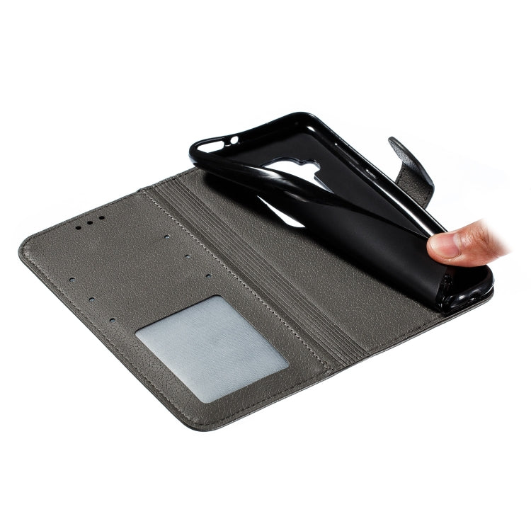 Feather Pattern Litchi Texture Horizontal Flip Leather Case with Wallet & Holder & Card Slots For Motorola One Pro