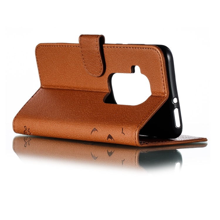 Feather Pattern Litchi Texture Horizontal Flip Leather Case with Wallet & Holder & Card Slots For Motorola One Pro