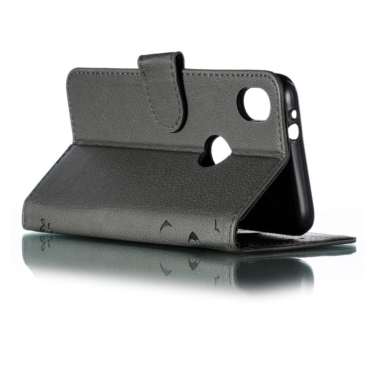 Feather Pattern Litchi Texture Horizontal Flip Leather Case with Wallet & Holder & Card Slots For Motorola Moto E6
