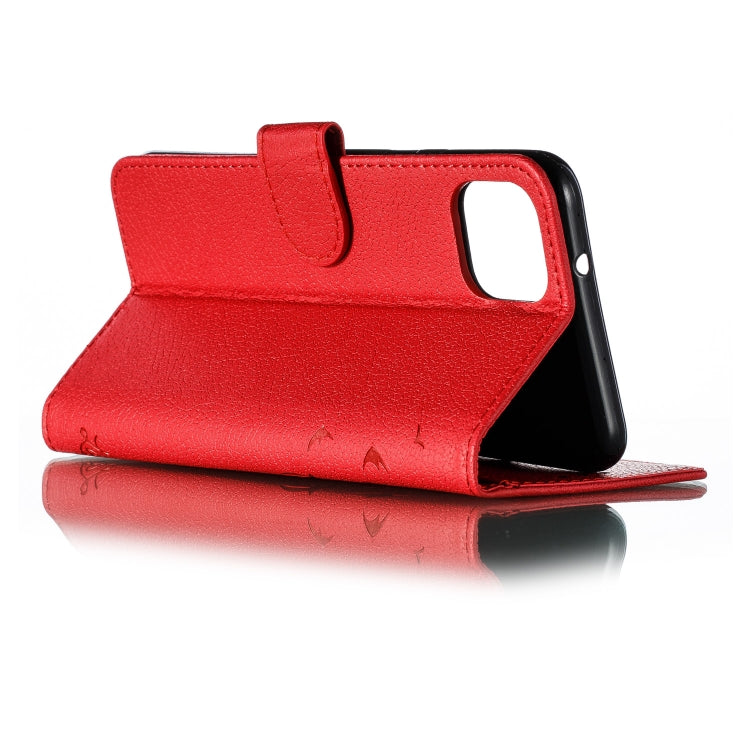 Feather Pattern Litchi Texture Horizontal Flip Leather Case with Wallet & Holder & Card Slots For Google Pixel 4XL