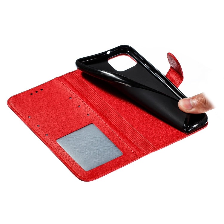 Feather Pattern Litchi Texture Horizontal Flip Leather Case with Wallet & Holder & Card Slots For Google Pixel 4XL