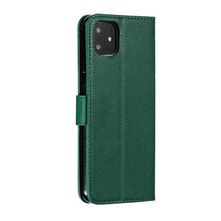 Feather Pattern Litchi Texture Horizontal Flip Leather Case with Wallet & Holder & Card Slots For Google Pixel 4XL