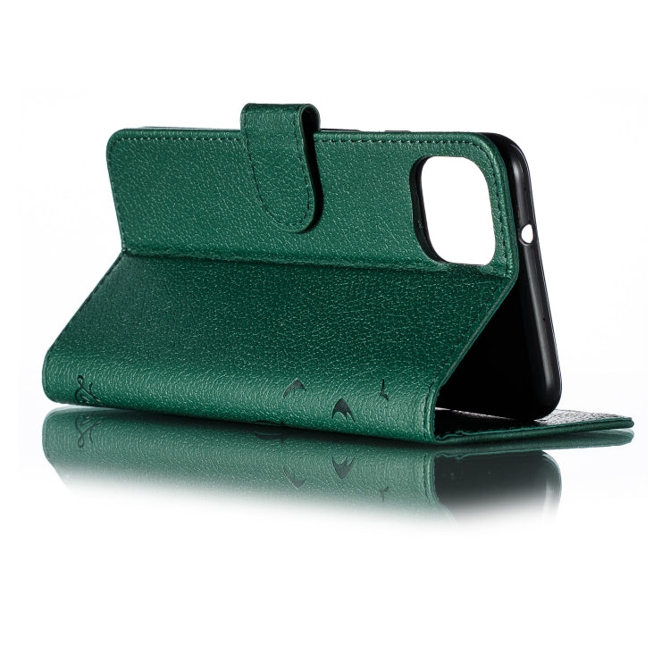 Feather Pattern Litchi Texture Horizontal Flip Leather Case with Wallet & Holder & Card Slots For Google Pixel 4XL