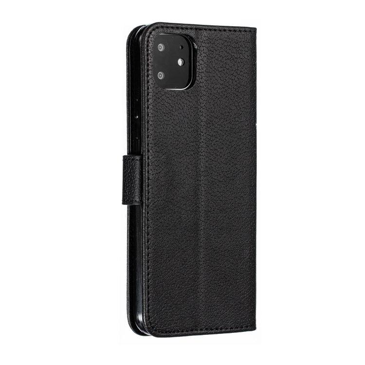 Feather Pattern Litchi Texture Horizontal Flip Leather Case with Wallet & Holder & Card Slots For Google Pixel 4XL