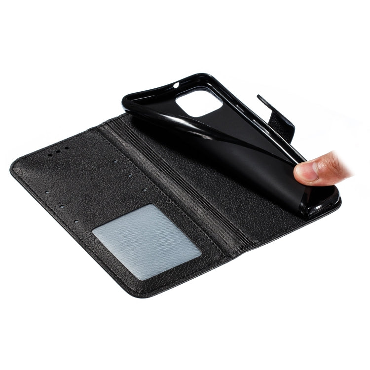 Feather Pattern Litchi Texture Horizontal Flip Leather Case with Wallet & Holder & Card Slots For Google Pixel 4XL