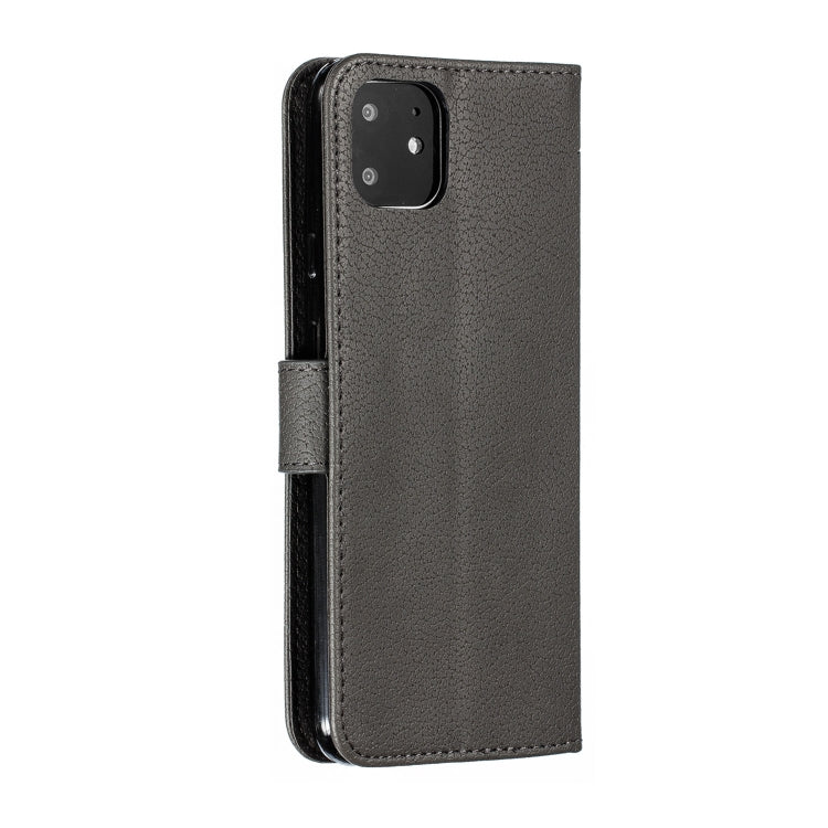 Feather Pattern Litchi Texture Horizontal Flip Leather Case with Wallet & Holder & Card Slots For Google Pixel 4XL
