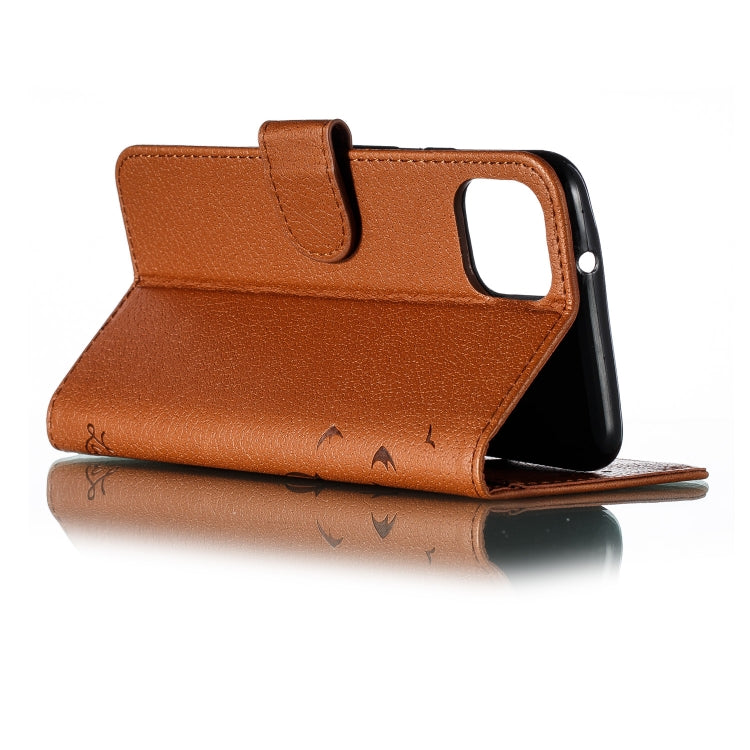 Feather Pattern Litchi Texture Horizontal Flip Leather Case with Wallet & Holder & Card Slots For Google Pixel 4XL