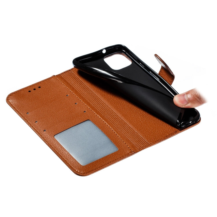 Feather Pattern Litchi Texture Horizontal Flip Leather Case with Wallet & Holder & Card Slots For Google Pixel 4XL