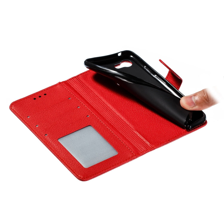 Feather Pattern Litchi Texture Horizontal Flip Leather Case with Wallet & Holder & Card Slots For Google Pixel 3
