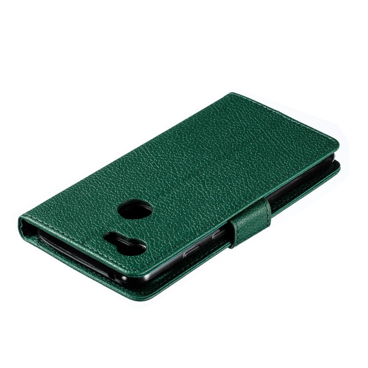 Feather Pattern Litchi Texture Horizontal Flip Leather Case with Wallet & Holder & Card Slots For Google Pixel 3