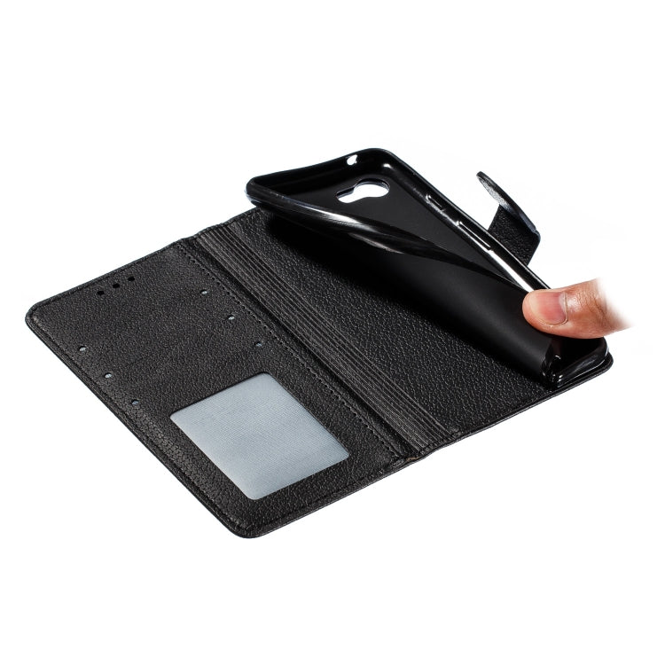 Feather Pattern Litchi Texture Horizontal Flip Leather Case with Wallet & Holder & Card Slots For Google Pixel 3