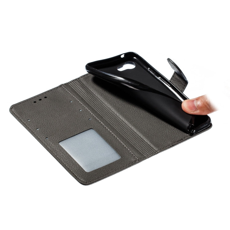 Feather Pattern Litchi Texture Horizontal Flip Leather Case with Wallet & Holder & Card Slots For Google Pixel 3